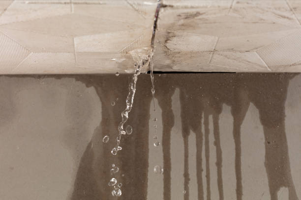 Professional Commercial Water Damage Restoration technician working in Woodland, WI